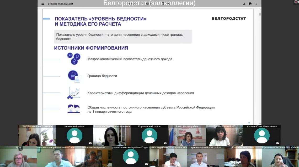 Состоялся семинар регионального Совета мунобразований и Белгородстата для муниципалитетов.