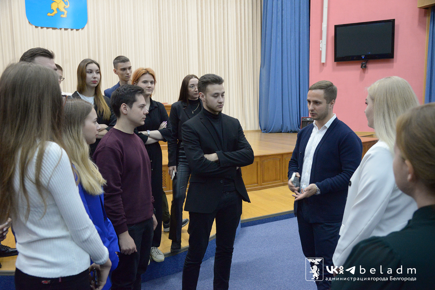 Студентам НИУ БелГУ рассказали о муниципальной службе.