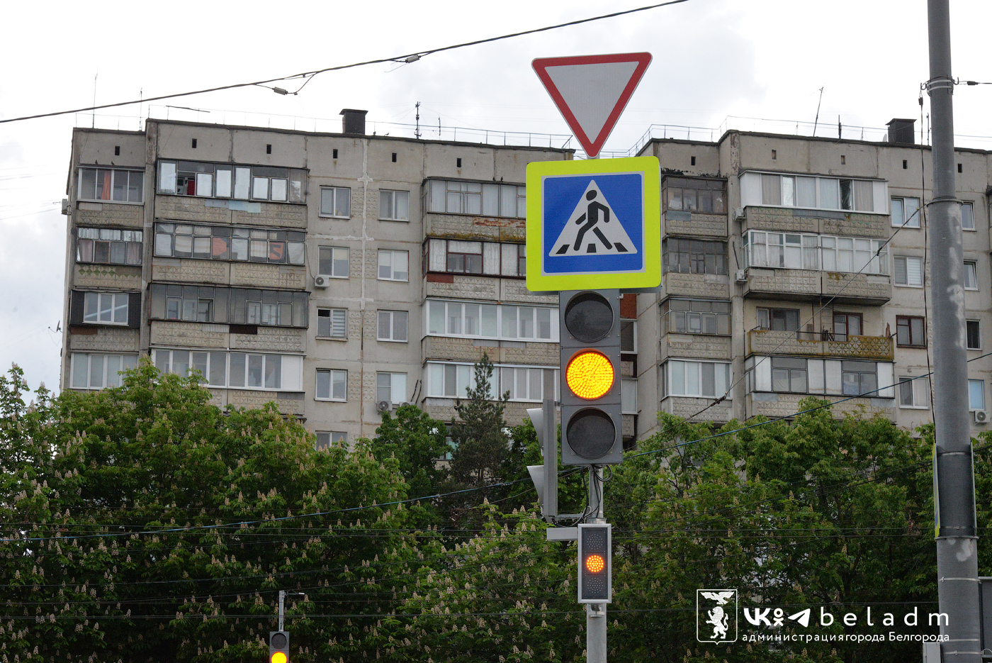 В Белгороде на разных участках наблюдаются сбои в работе светофоров.