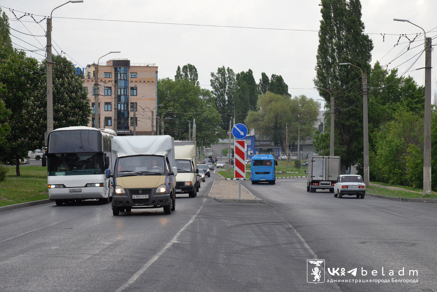 Завершается ремонт улицы Губкина от Костюкова до проспекта Ватутина