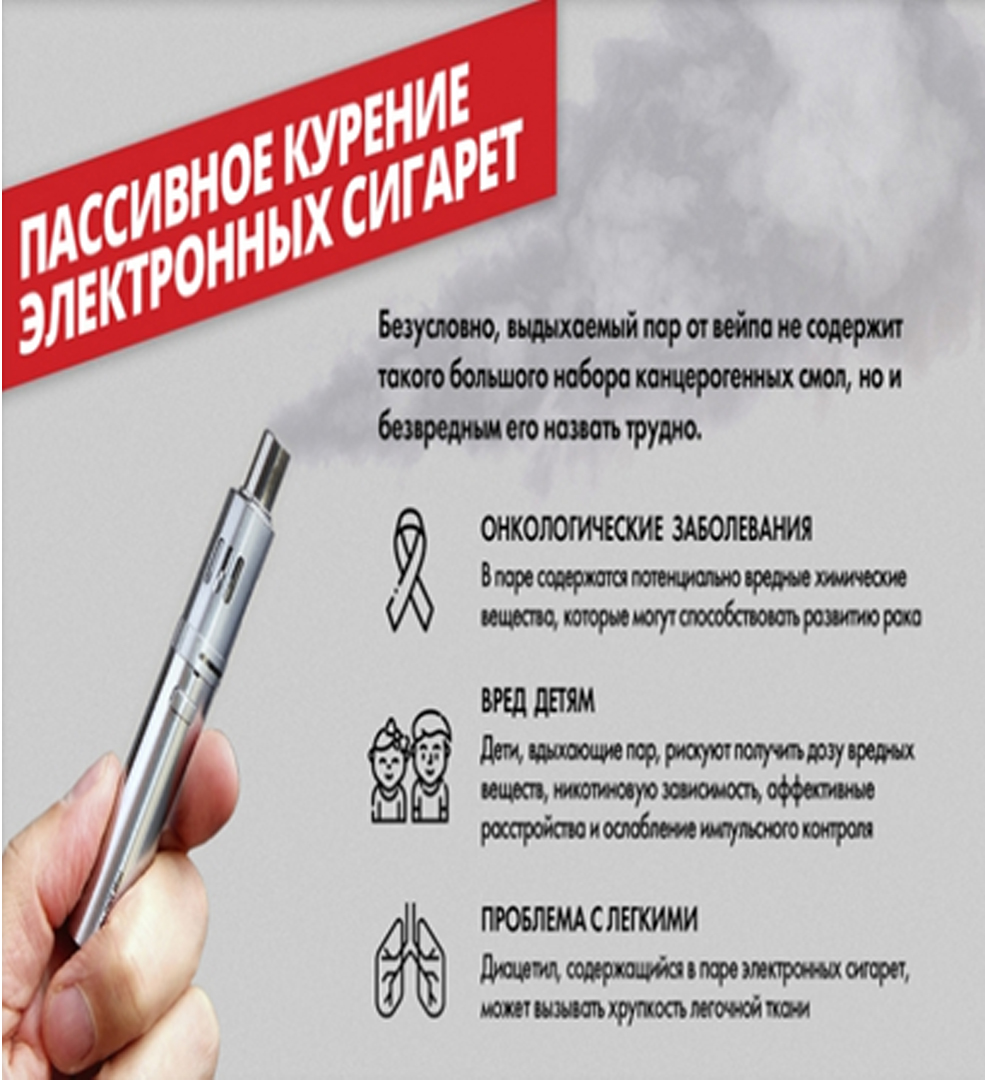 Белгородцам напоминают о вреде электронных сигарет.