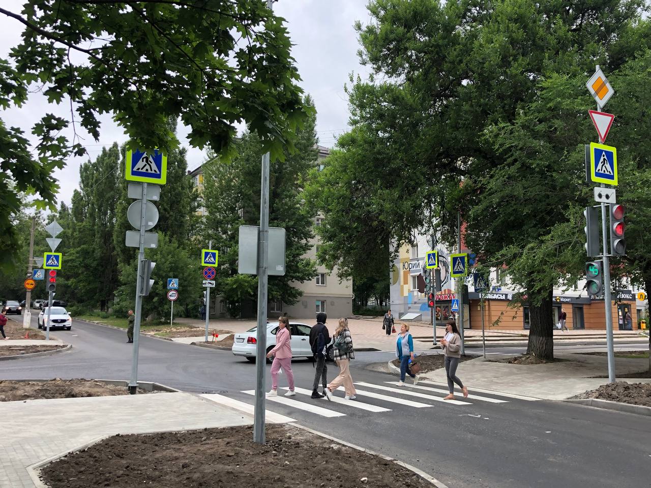 В Белгороде запустили ещё один новый светофор.