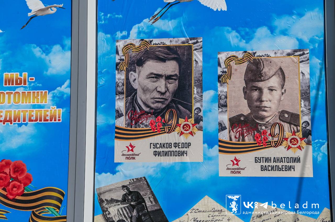 Белгород присоединился к акции «Окна Победы».