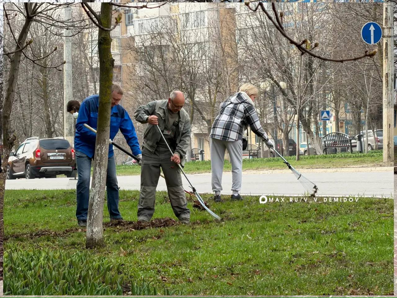 Около 1500 человек сегодня вышли на субботник в Белгороде.