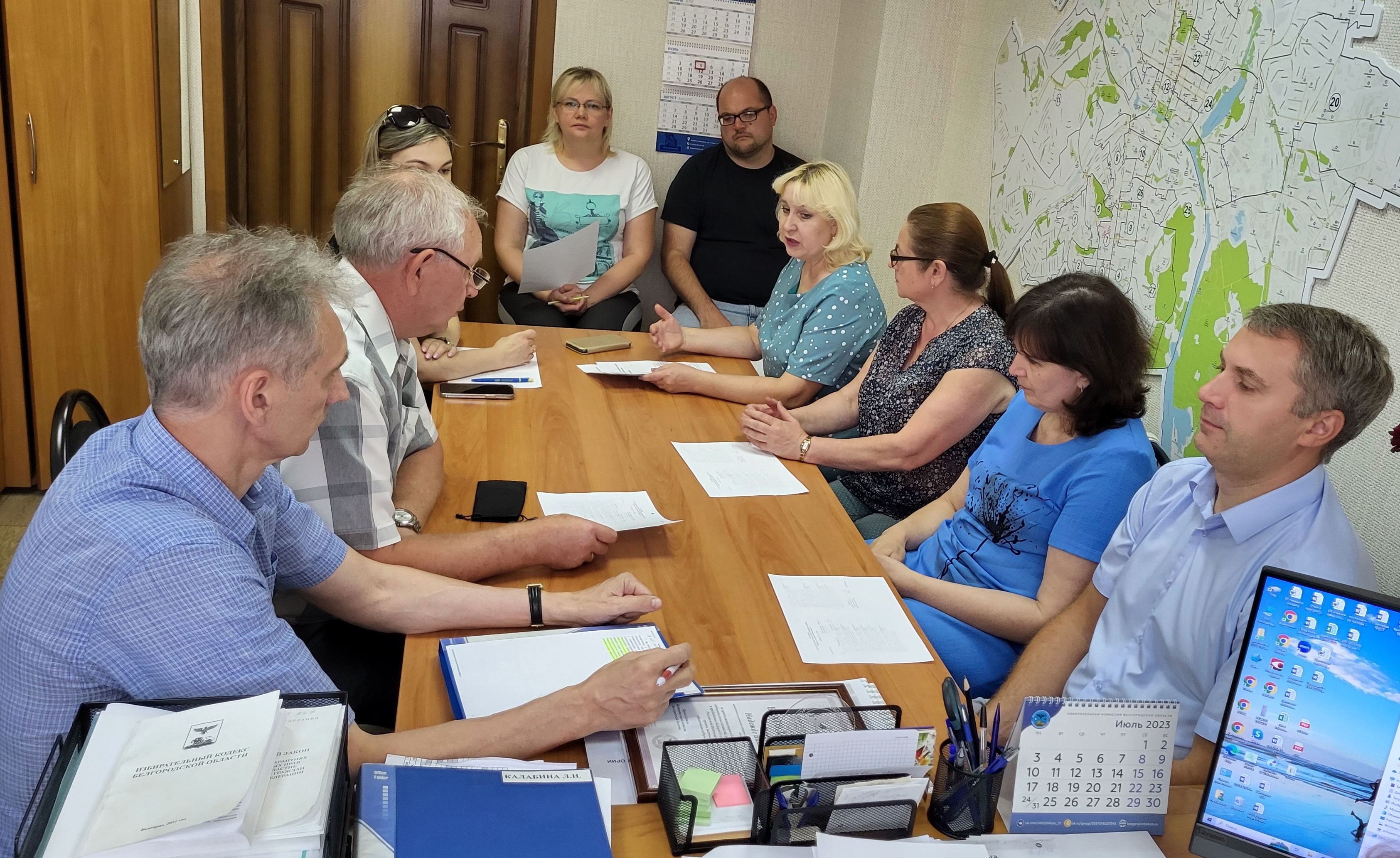 Состоялось 19 заседание Белгородской городской ТИК.