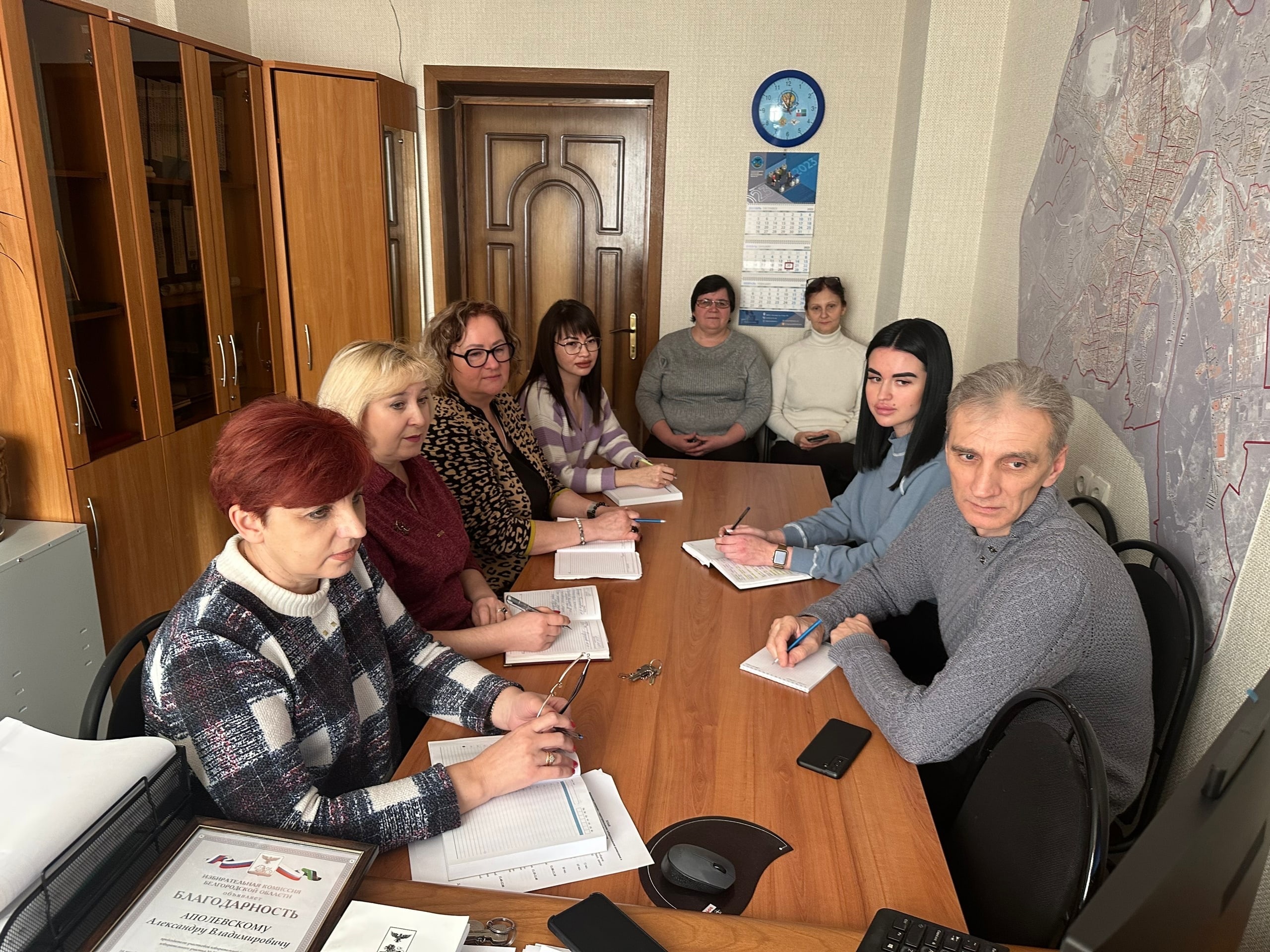 Белгородская городская ТИК приняла участие в совещании облизбиркома.