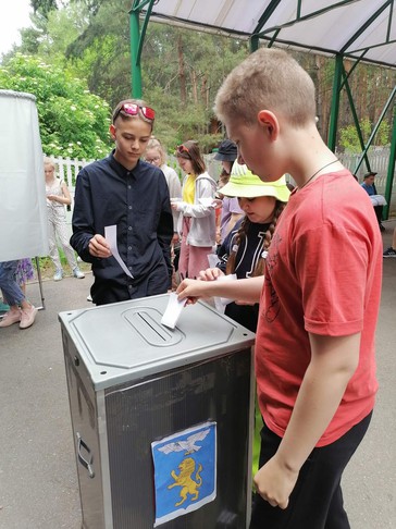 Выборы в летних загородных лагерях 1 смены состоялись.
