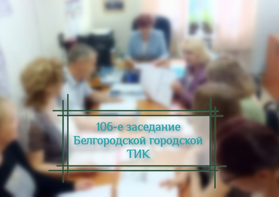 Состоялось заседание ТИК.