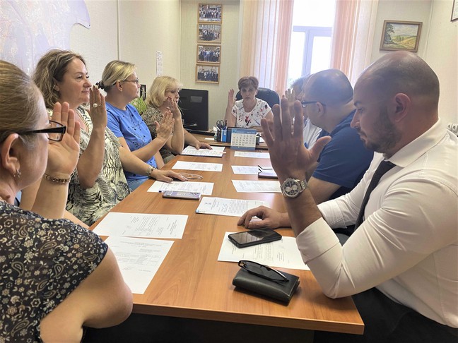 Состоялось третье заседание Белгородской городской территориальной избирательной комиссии.