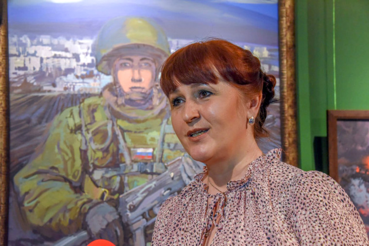 «Белгород. На линии огня»: Открылась новая художественная выставка Маргариты Скорбач.