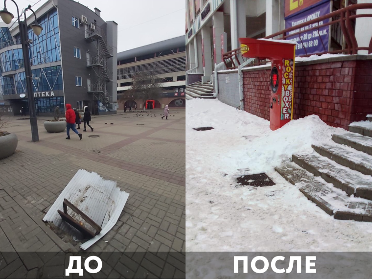 В центре Белгорода прочистили канализационные стоки.