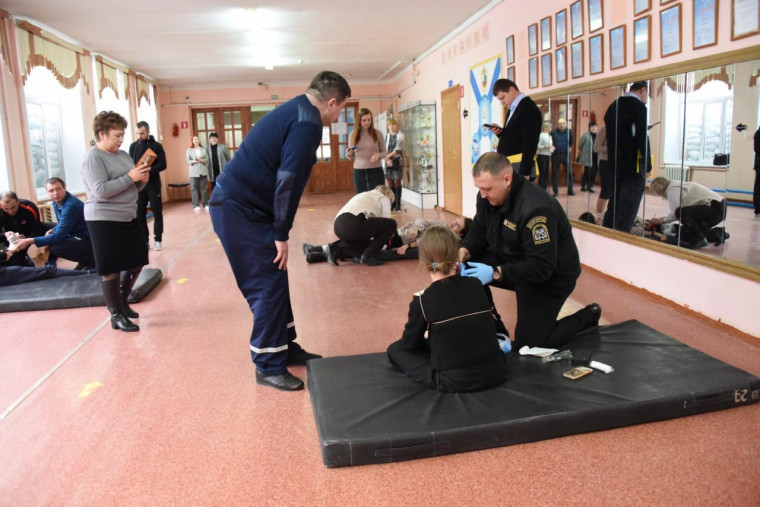 В организациях Белгорода проходят учения по гражданской обороне.