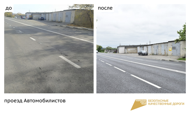 В Белгороде завершили ремонт 12 участков дорог в рамках нацпроекта.
